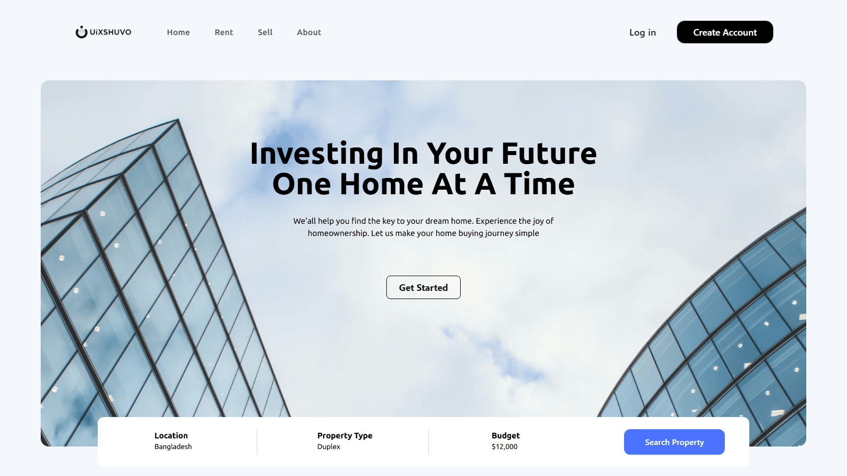 Giao diện dự án Skyline Central Apartments